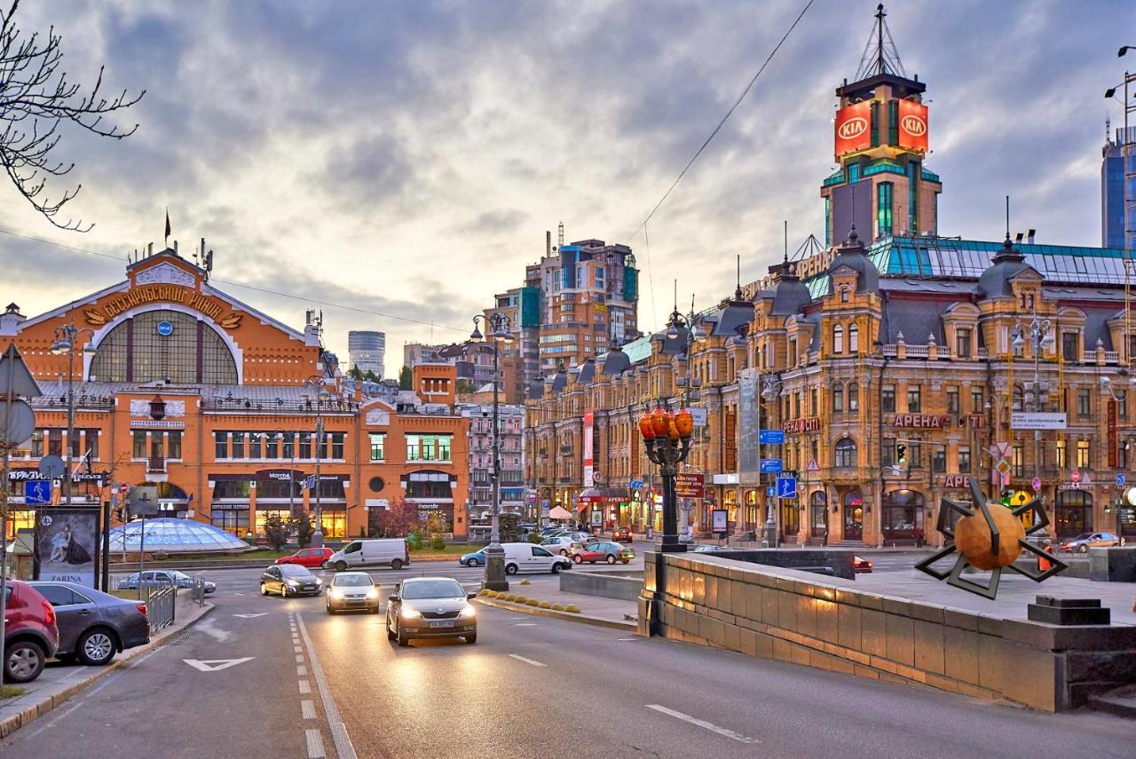 Big Jacuzzi , Sauna , Khreshchatyk apartments Kiew Exterior foto